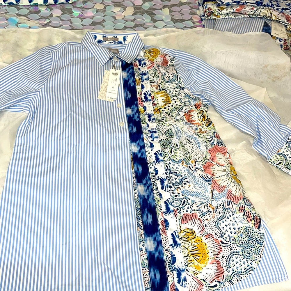 Chicos Button Down NWT
